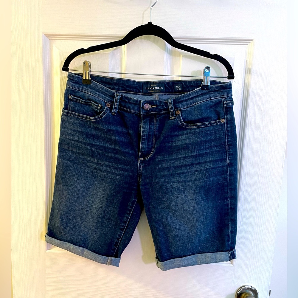Lucky Brand Jean Bermuda Shorts Size 10/30